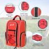 Wolt Golf Shoe Bag - Sports & Travel Shoes Carrier Bags with Ventilation & Double Outside Accessory Pocket for Socks, Tees, Golf Balls, Etc. for Women and Men (Red) view 3