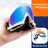 Braylin Adult Ski Goggles, 2-Pack Snowboard Goggles for Youth, Teens, Men & Women, Wide View Snowmobile Goggles view 4