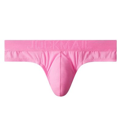 JOCKMAIL Men Brief Bikini Underwear Athletic Briefs Bikini Low Rise Men Briefs Bikini Sport Underwear Men Underwear Pink