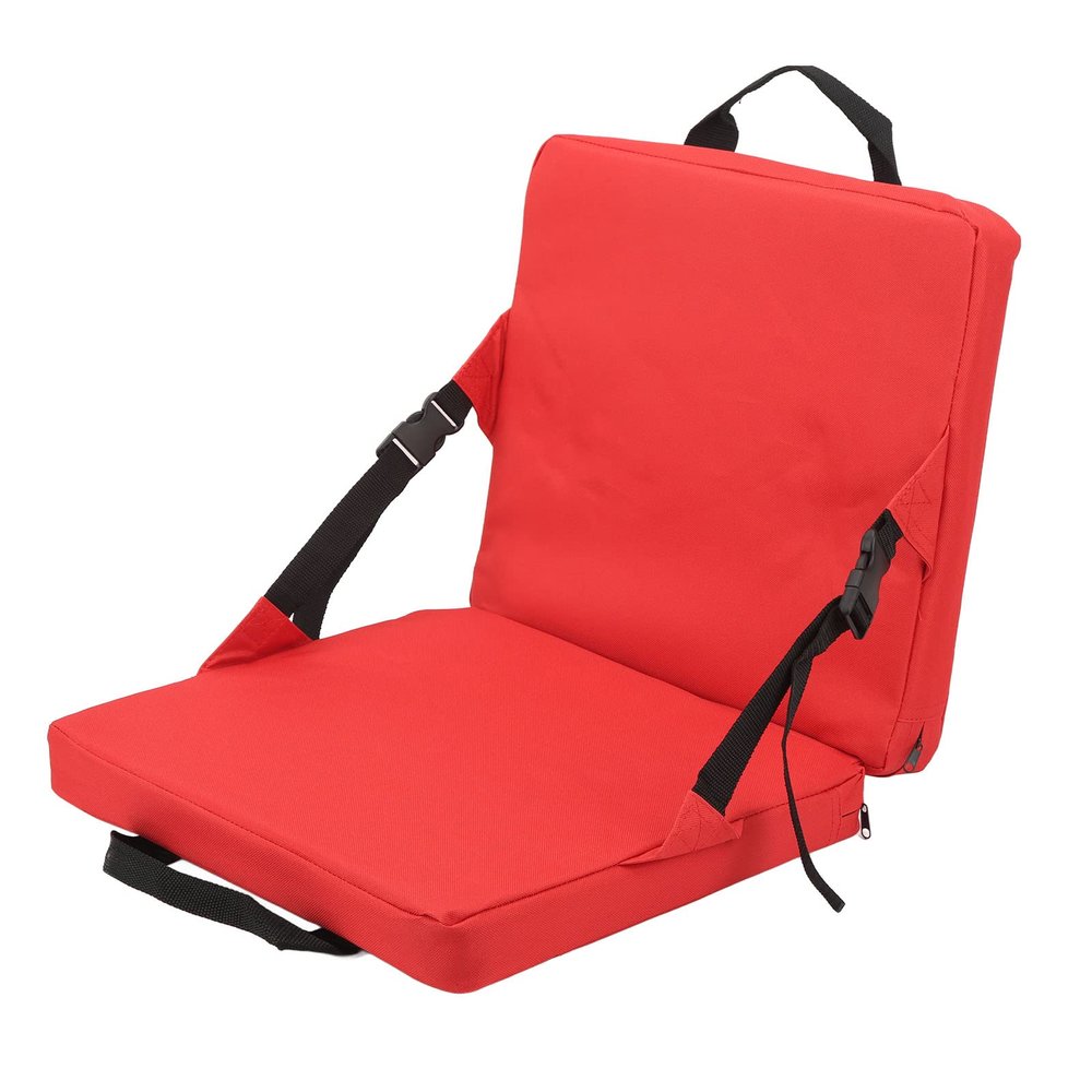 Alomejor Stadium Seat,Comfortable Back SupportBleacher ChairFoldable Soft SpongeforOutdoor Events Beach Camping Picnics Sports Fans