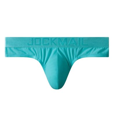 JOCKMAIL Men Brief Bikini Underwear Athletic Briefs Bikini Low Rise Men Briefs Bikini Sport Underwear Men Underwear Lightblue