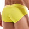 JOCKMAIL Mens Briefs Underwear Breathable Mesh Comfort Underwear Briefs Men Underpants Athletic Supporters for Men Yellow view 3