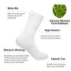 SERISIMPLE Viscose Bamboo Dress Men Sock Thin Soft Crew Anti Odor Lightweight Sock Breathable Comfort Cool soft Sock 5 Pairs (US, Alpha, X-Large, Regular, Regular, White) view 4