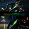 Fokia Kunbio LED Reflective Belt Sash for Walking at Night, Night Running Safety Gear High Visibility Rechargeable LED Light Up Running Belt for Runners Walkers Men Women (Green) view 2