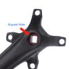Alomejor Single Crankset, 712 Speed Hole Crank Arm Set with 34T 104 BCD Chainring for Mountain Cycling view 3