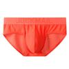 JOCKMAIL Mens Briefs Underwear Breathable Mesh Comfort Underwear Briefs Men Underpants Athletic Supporters for Men Orange view 1