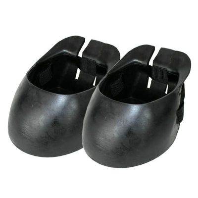 VIGAN 2PCS Rubber Non-Slip Equestrian Horse Shoes Horseshoe Boots Repair Correcting Horse's Hoof Performance Hoof Hoofguards (2PCS XS:10CM)