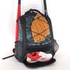 WOLT | Youth Baseball Bag - Backpack for T-Ball & Softball Equipment & Gear, Bat & Glove Holder, Large Main Compartment for Helmet & Accessories, Separate Shoes Compartment, Fence Hook (CamoGrey) view 2