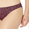 Amazon Essentials Women's Classic Bikini Swimsuit Bottom, Brick Red Leopard, Medium view 4
