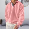 NEOXOL 2022 Gentleman Ocean Casual Tops, Polo Sport Long Sleeve Shirts Sweatshirt for Men (Gray,XL) view 4