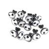 2Pcs Stainless Steel Gothic Skull Face Halloween Earrings Punk Coktail Party Biker Stud Earrings For Women Men view 4