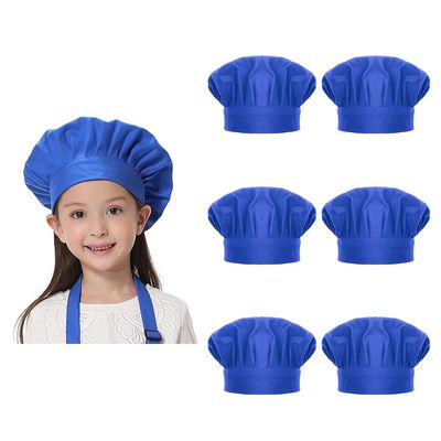 TOPTIE Chef Hat for Kids and Adults, Cotton Elastic Adjustable Baking Hat