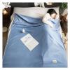 Sleeping Bag Liners Portable Adult Sleeping Bag Liner, Ultralight Compact Sleeping Bag Sheet, Outdoor Backpack Camping Travel Hotel Sleeping Bag Sheets for Four Seasons view 1