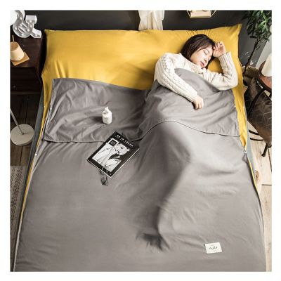 Sleeping Bag Liners Portable Adult Sleeping Bag Liner, Ultralight Compact Sleeping Bag Sheet, Outdoor Backpack Camping Travel Hotel Sleeping Bag Sheets for Four Seasons