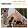 INOOMP Tent Poles Replacement, Pre-Assembled Fiberglass Tent Pole, Lightweight Tent Pole, Tent Pole Repair Kit Outer view 2
