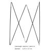 INOOMP Tent Poles Replacement, Pre-Assembled Fiberglass Tent Pole, Lightweight Tent Pole, Tent Pole Repair Kit Outer view 4