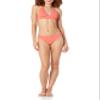 Amazon Essentials Women's Classic Full Coverage Low Rise Bikini Swimsuit Bottom, Coral Pink, X-Large view 4
