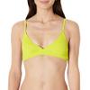 Amazon Essentials Women's Light-Support Triangle Bikini Swimsuit Top with Adjustable Straps, Lime Green, XX-Large view 1