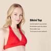 Amazon Essentials Women's Light-Support Tie Halter Bikini Swimsuit Top (Available in Plus Size), Terracotta, Large view 2