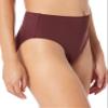 Amazon Essentials Women's High Waist High Leg Bikini Bottom, Deep Brown, X-Small view 4