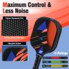 niupipo Pickleball Paddles, Lightweight Pickleball Rackets w/Fiberglass Surface, Honeycomb Core, USAPA Approved Pickleball Paddle Set of 4 Racquets, 1 Bag, 4 Grip Tapes, 4 Balls for Indoor & Outdoor view 3