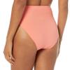 Amazon Essentials Women's High Waist High Leg Bikini Bottom, Coral Pink, XX-Large view 3