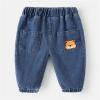 Baby Leggings 0-3 Months Girl Children Kids Toddler Infant Baby Boys Girls Cute Cartoon Animals (Dark Blue, 3-4 Years) view 2