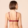 Amazon Essentials Women's Scoop Neck Swim Crop Top, Brick Red, X-Large view 2