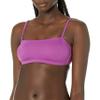 Amazon Essentials Women's Bandeau Swim Top, Violet, X-Small view 1