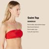 Amazon Essentials Women's Bandeau Swim Top, Violet, X-Small view 2