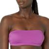 Amazon Essentials Women's Bandeau Swim Top, Violet, X-Small view 4