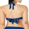 Amazon Essentials Women's Light-Support Padded Tie Halter Bikini Swimsuit Top (Available in Plus Size), Deep Blue, Small view 3