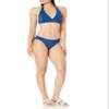 Amazon Essentials Women's Light-Support Padded Tie Halter Bikini Swimsuit Top (Available in Plus Size), Deep Blue, Small view 4