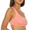 Amazon Essentials Women's Scoop Neck Swim Crop Top, Coral Pink, X-Large view 4