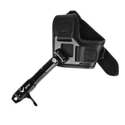 FENJANER Archery Bow Release for Compound Bow Adjustable Wrist Strap Archery Release Aid Quick Release for Hunting Shooting (Black)