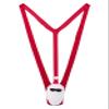 Moggemol Mens Christmas Santa Claus Costume Suspender Jockstrap Boxer Shorts Briefs Bodysuit Leotard Underwear Santa Large view 1