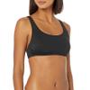 Amazon Essentials Women's Scoop Neck Swim Crop Top, Washed Black, X-Large view 1