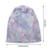 Man Thin Beanie Caps,Fish Scales and Pearls Pattern Mermaid Knit Snapback Hat Bonnet Slouchy Cap Autumn Summer Casual Beanies Hat view 2