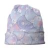 Man Thin Beanie Caps,Fish Scales and Pearls Pattern Mermaid Knit Snapback Hat Bonnet Slouchy Cap Autumn Summer Casual Beanies Hat view 3