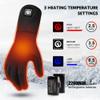DAY WOLF Heated Glove Liners, 7.4V Heated Gloves for Men Women Black Thin Gloves for Winter Running Cycling,Riding view 2