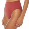 Amazon Essentials Women's High Waist High Leg Bikini Bottom, Brick Red, X-Large view 3