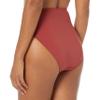 Amazon Essentials Women's High Waist High Leg Bikini Bottom, Brick Red, XX-Large view 3