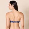 Amazon Essentials Women's Bandeau Swim Top, Deep Blue Paisley, X-Small view 4
