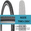 2 Pack Black Wall 700x35c Bike Tires with 2 Inner Tubes and 2 Levers,Road Bicycle Tires for City Commuter Urban Roads Trails Pavement Surface view 3