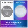 Kuangmi Reflective Glowing Basketball Holographic Luminous for Night Game Light Up Basket Ball Men's Official Size 7 29.5",White view 3