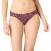 Amazon Essentials Women's Side Tab Bikini Swimsuit Bottom, Brick Red Leopard, X-Large view 1