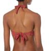 Amazon Essentials Women's Light-Support Tie Halter Bikini Swimsuit Top (Available in Plus Size), Brick Red, X-Small view 3