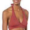 Amazon Essentials Women's Light-Support Tie Halter Bikini Swimsuit Top (Available in Plus Size), Brick Red, X-Small view 4