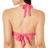 Amazon Essentials Women's Light-Support Tie Halter Bikini Swimsuit Top (Available in Plus Size), Hot Pink, X-Small view 3