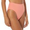 Amazon Essentials Women's High Waist High Leg Bikini Bottom, Coral Pink, Small view 1